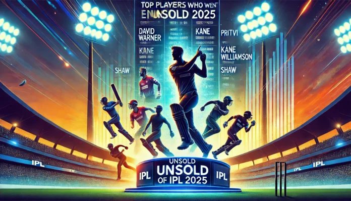 Top Players Who Went Unsold in IPL 2025